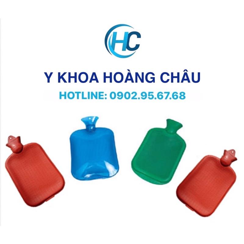 Túi chườm nóng lạnh cao su, dung tích 2000cc (2 lít, màu ngẫu nhiên)