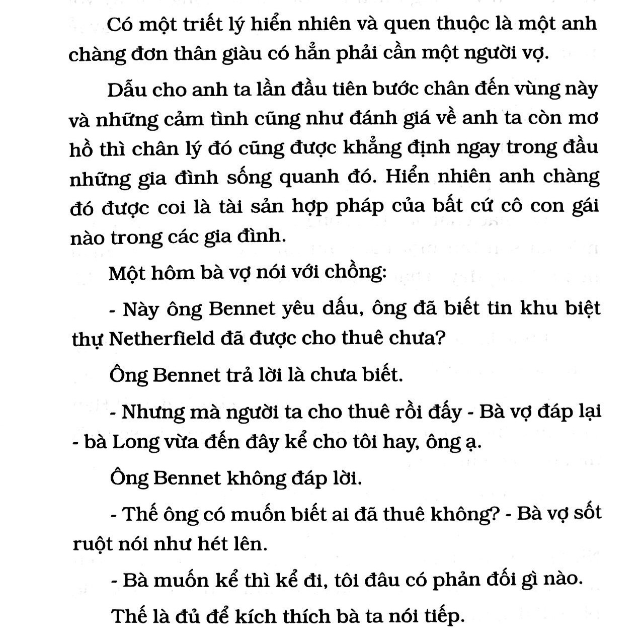 Kiêu hãnh và định kiến  - tái bản