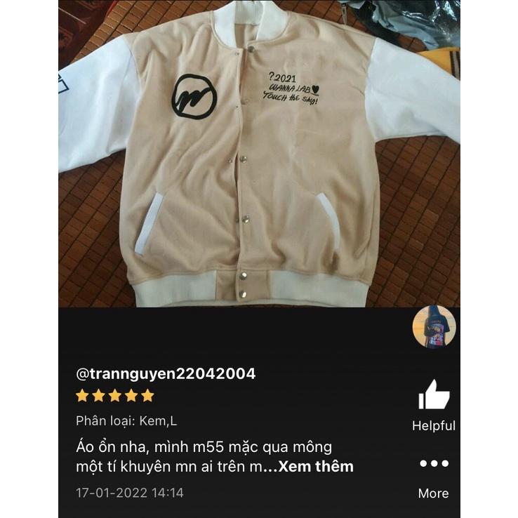 Áo Khoác Bomber Cardigan Nỉ Bông LAB Form Rộng Basic Varsity Nam Nữ Unisex Couple Phong Cách Ulzzang