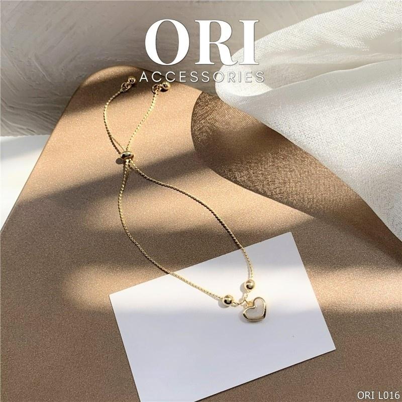 Lắc tay nữ Trái tim đơn giản Bevis xinh xắn đáng yêu ORI ACCESSORIES L016