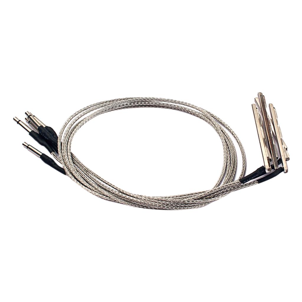 Set of 5 Piezo Cable Pickup for 3 String Cigar Box Acoustic Guitar Accessory