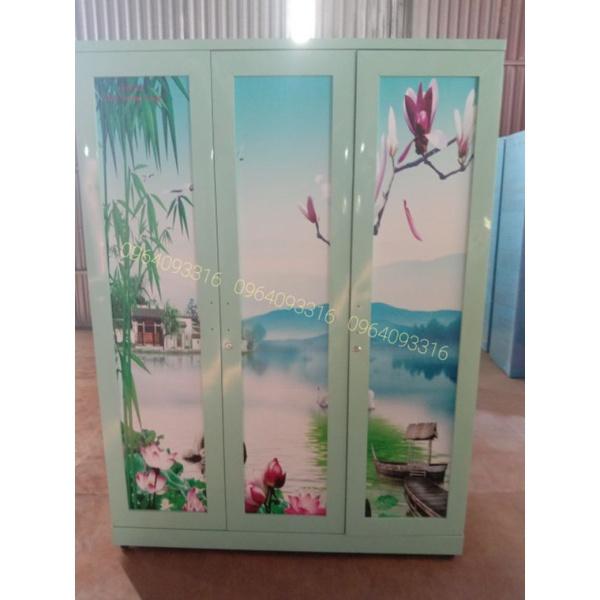 Tủ tôn/tủ quần áo 3 buồng 3D
