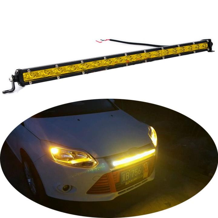 Đèn Led Light Bar Ô Tô 72W Ánh Sáng Vàng