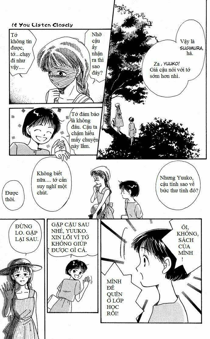 mimi wo sumaseba - lời thì thầm từ trái tim chapter 1 23