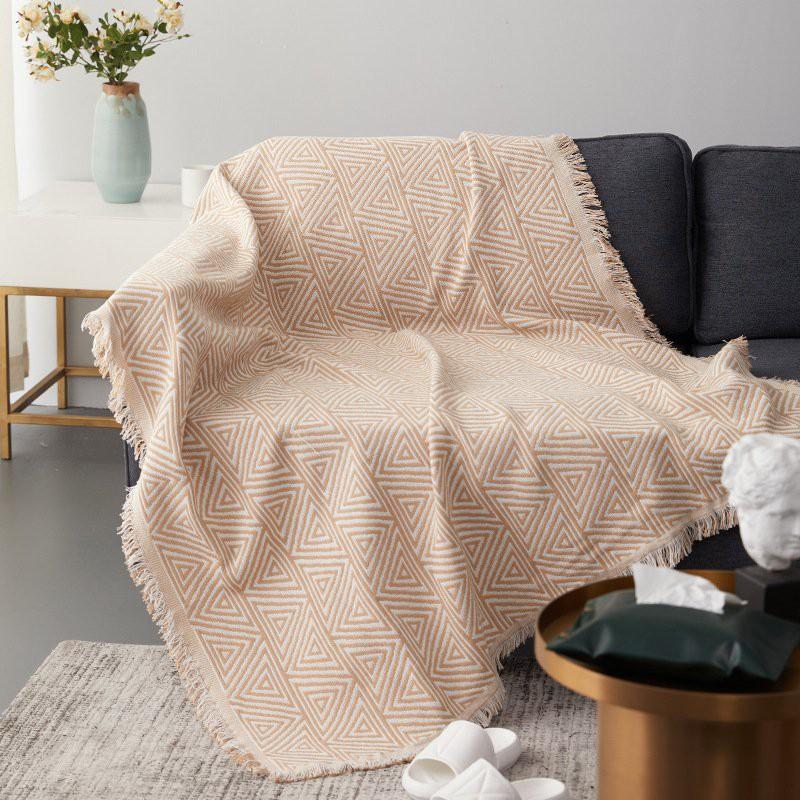 Chăn Phủ Sofa Khăn Phủ Sofa Chăn Phủ Giường Chăn Sofa Trang Trí Decor Burley BLANC'