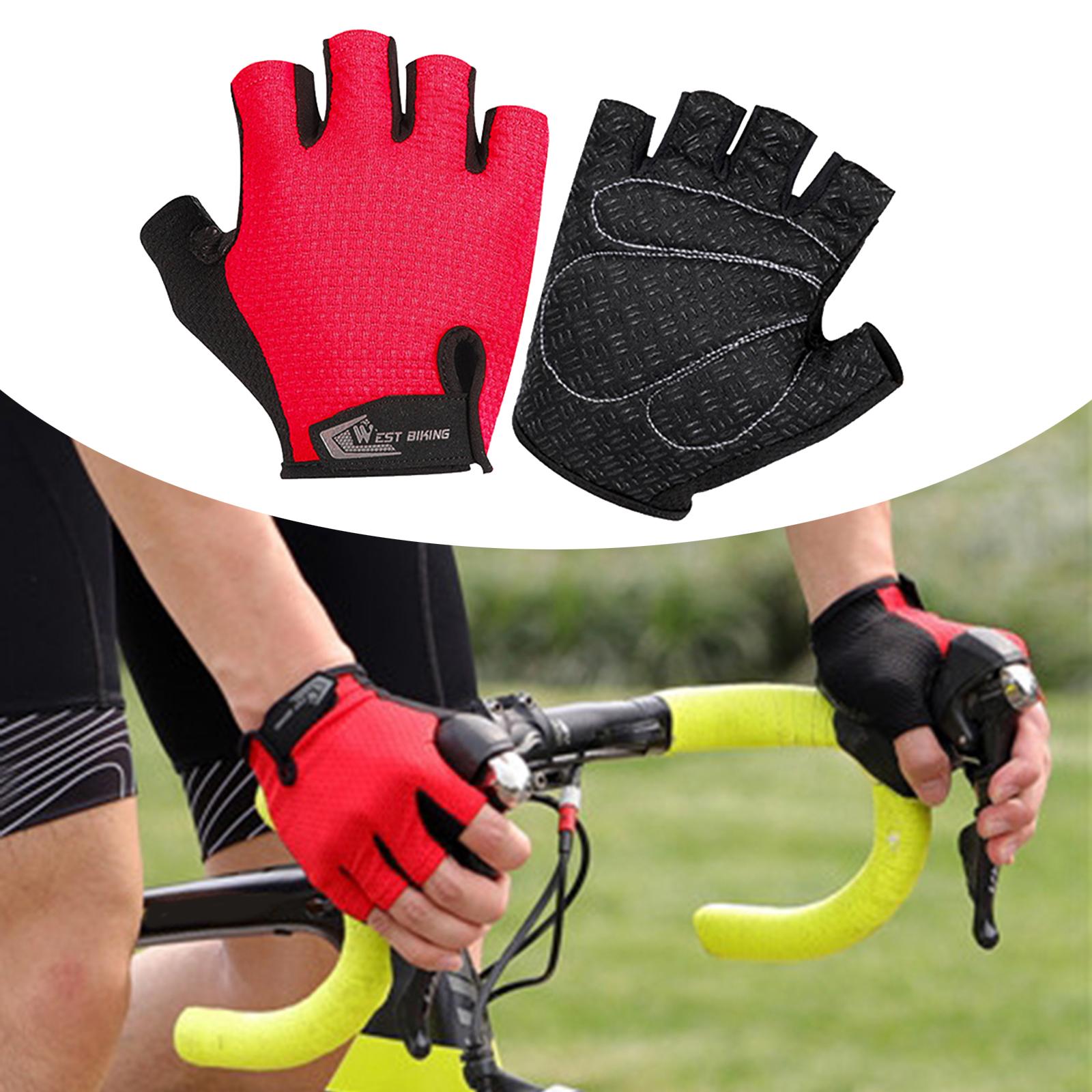Half Finger Cycling Gloves Sports Light Weight Road Bike Unisex