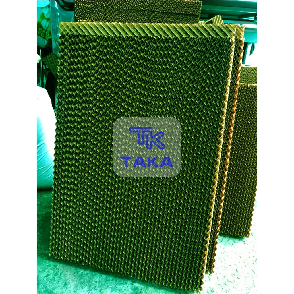 Tấm làm mát cho quạt điều hòa di động, quạt hơi nước tấm màu xanh sóng nhỏ làm mát sâu