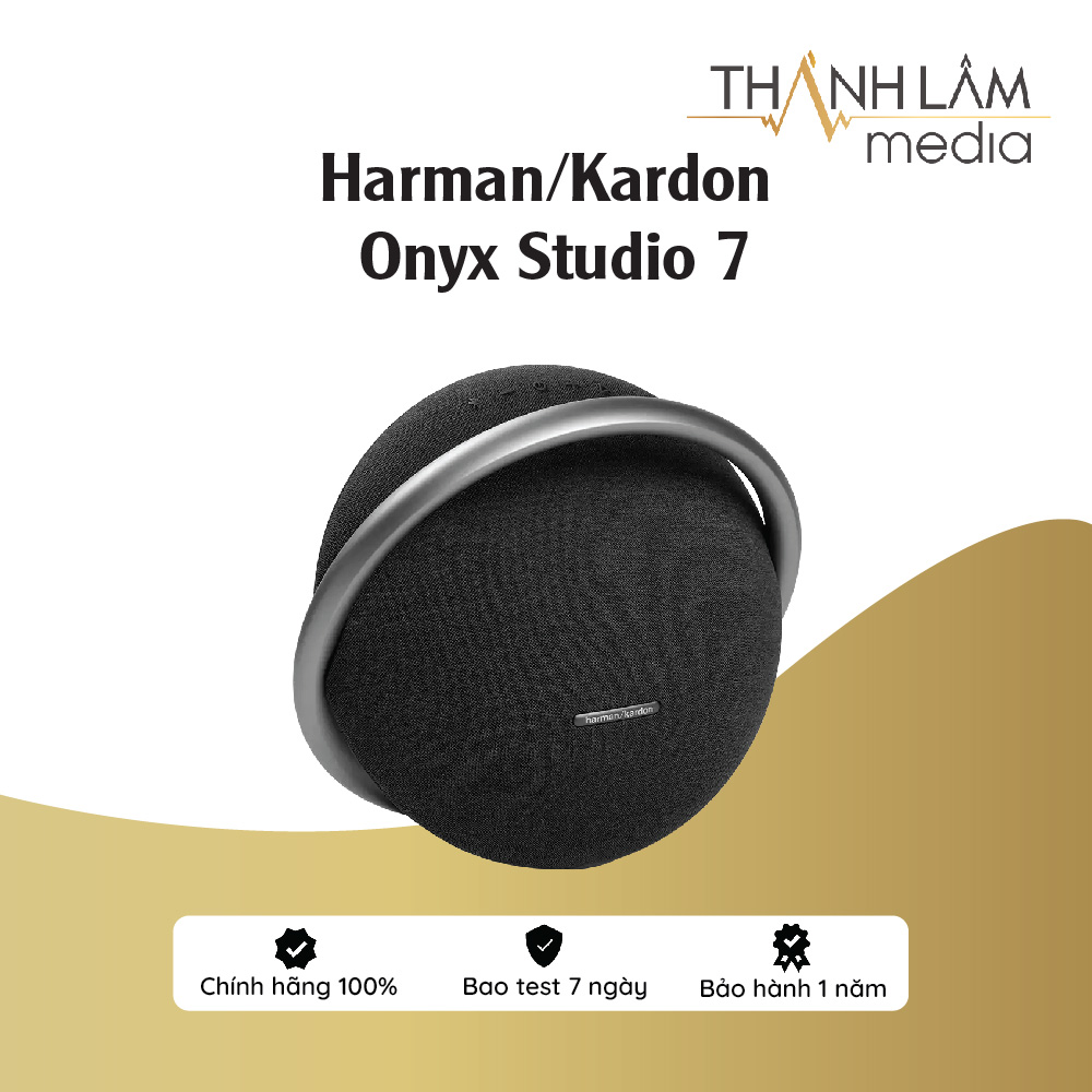 Loa Bluetooth Harman Kardon Onyx Studio 7 Màu Đen - Hàng Chính Hãng