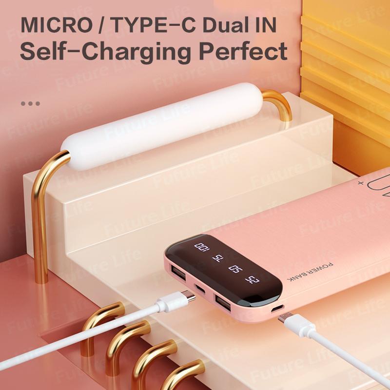 Sạc Dự Phòng Tích Hợp Màn Hình Led Dung Lượng 10000mAh 20000mAh