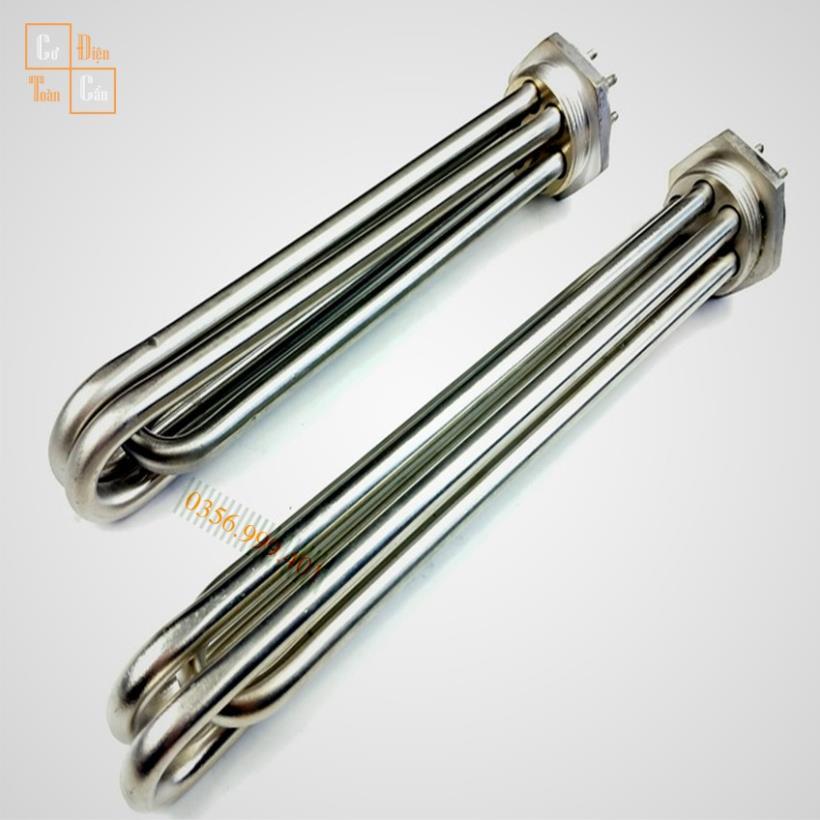 Điện trở đun dầu , điện trở nấu rượu inox 304 40cm ( Điện trở nồi phở,nồi hơi, nồi cháo)