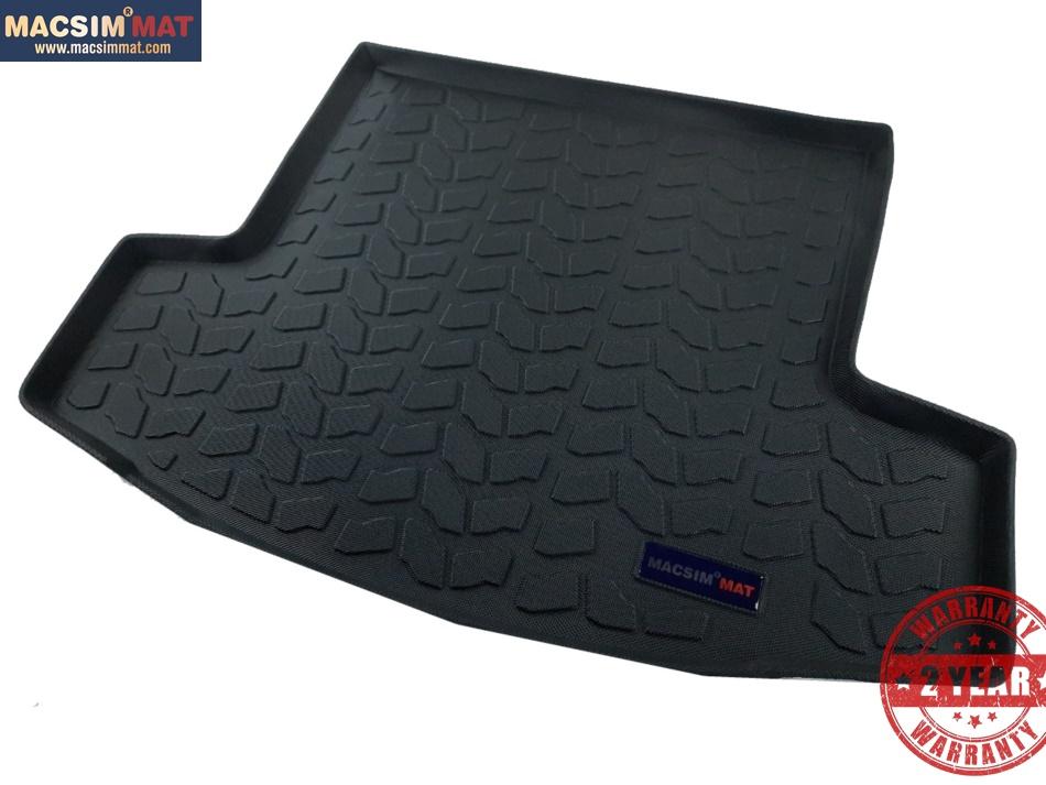 Thảm lót cốp Chevrolet Captiva nhãn hiệu Macsim chất liệu TPV cao cấp màu đen