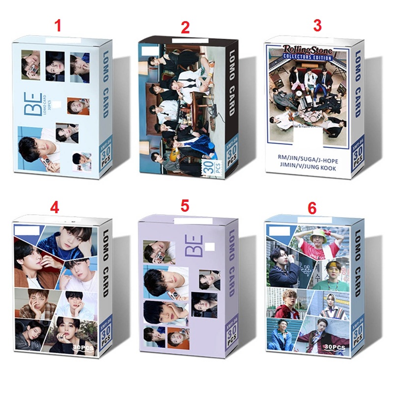 Lomo card BTS hộp