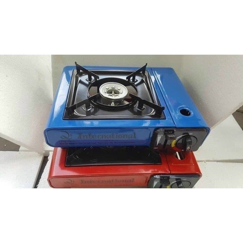 Ga mini sơn xanh và đỏ