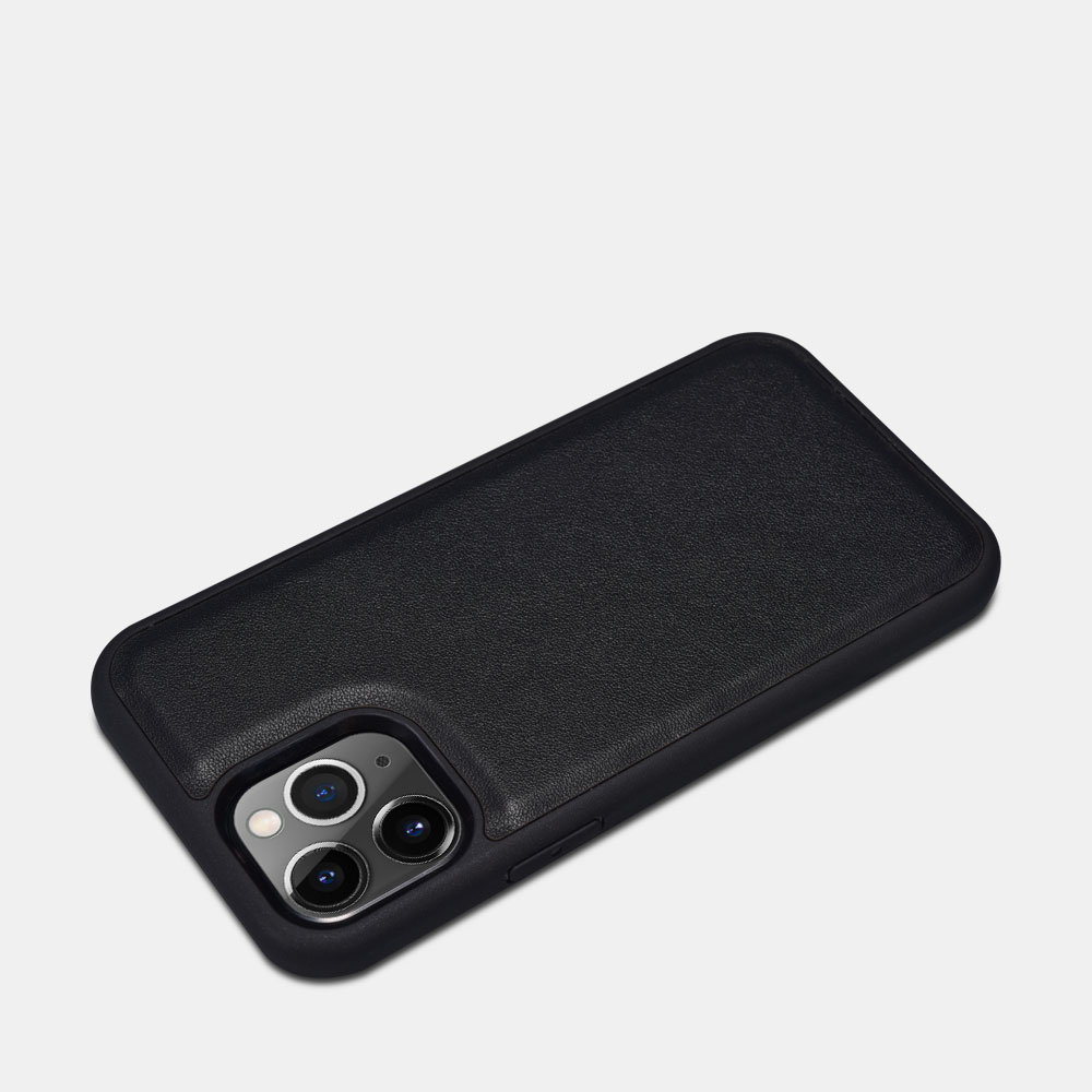 Ốp lưng / bao da 2 trong 1 iPhone 12 Pro iCarer Nappa leather Wallet - Hàng chính hãng