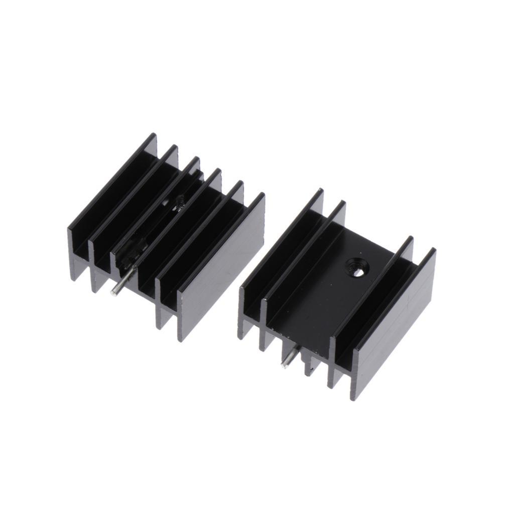 Kokiya 20 Chiếc Tản Nhiệt Nhôm 24 Mm X 25 Mm X 16 Mm 7805 Tản Nhiệt Làm Mát Tản Nhiệt