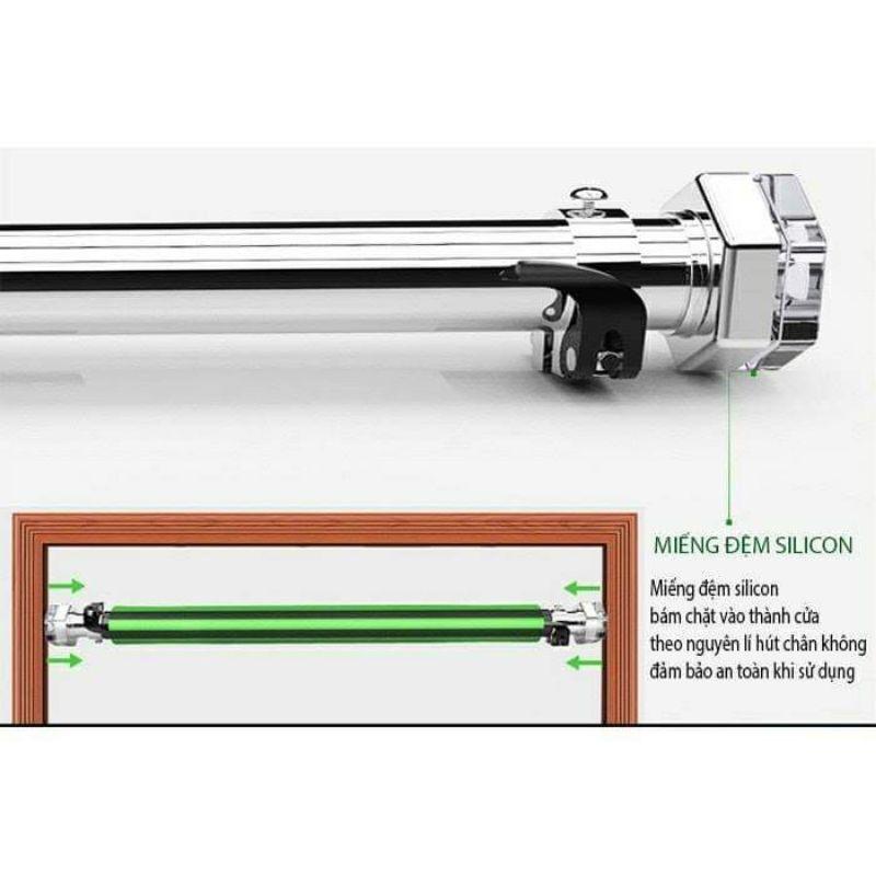 Xà đơn treo tường điều chỉnh 60-100cm chống xoay cao cấp