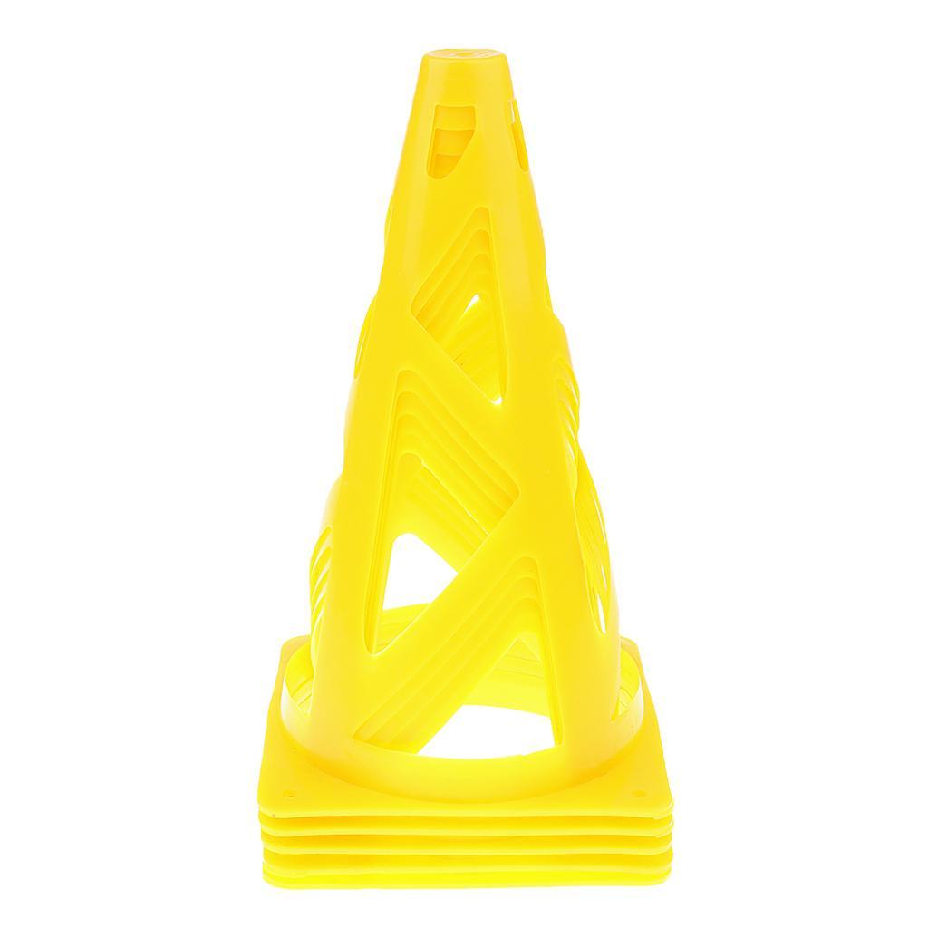 5 Pieces 9'' PE Sport Training  Cone For Soccer Football Basketball