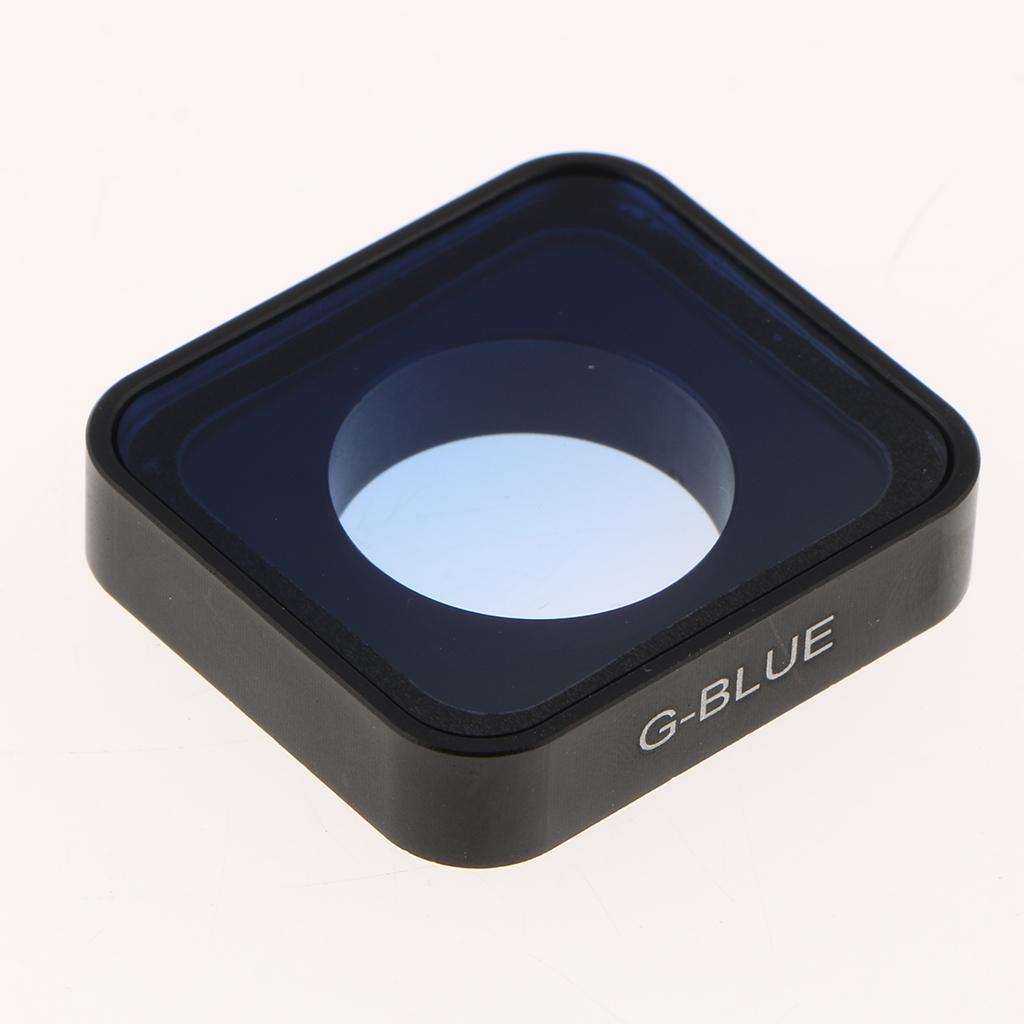 2 Pieces Color Filters Lens Protector Protective Cover Case Replacement Part for GoPro Hero 7 Hero 5 Hero 6 Cameras Yellow+Gradient Blue