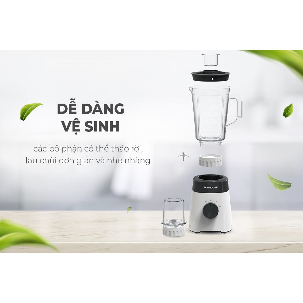 Máy xay sinh tố đa năng Sunhouse SHD5114 - Hàng chính hãng