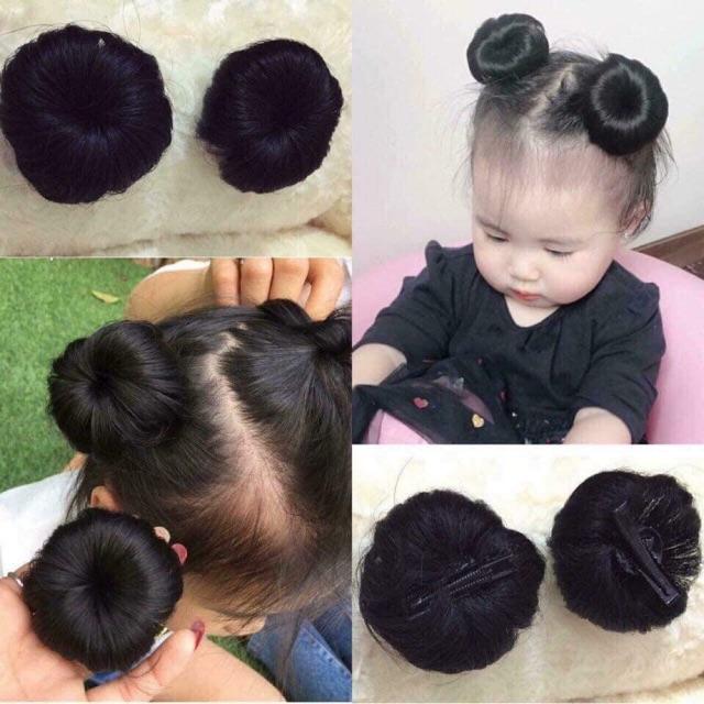 Búi mini siêu đáng yêu cho bé