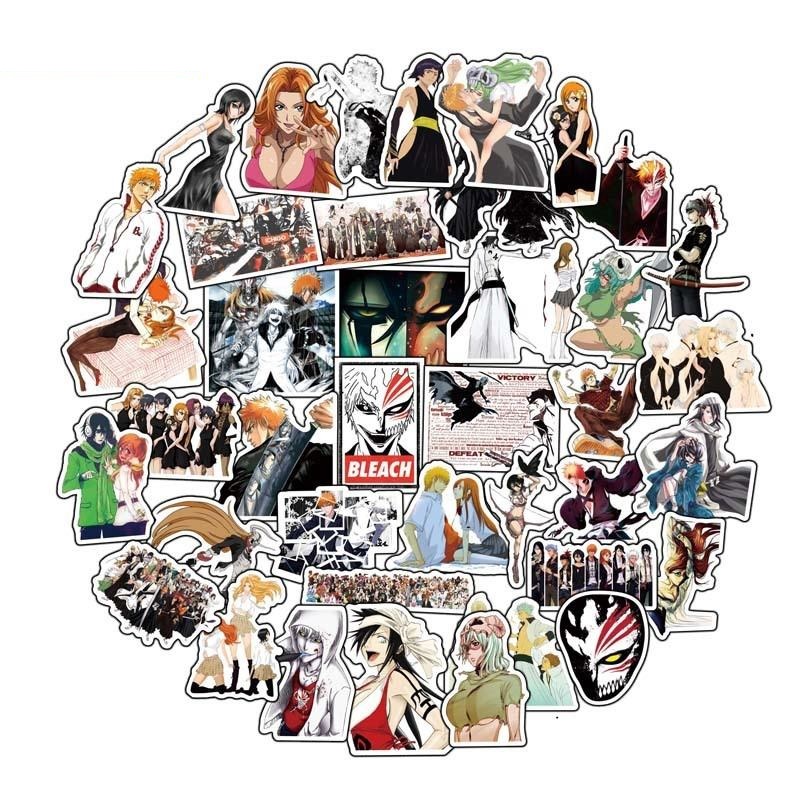 Sticker 50 miếng hình dán Sứ giả Ichigo - hàng nhập khẩu