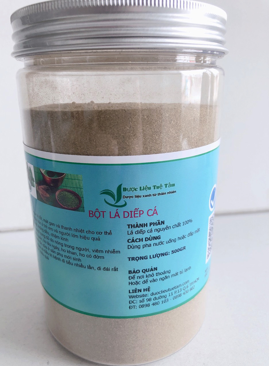 Bột diếp cá - Hủ 500gr