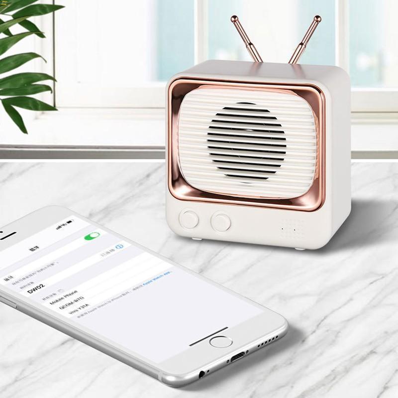 Loa Bluetooth Không Dây Hình Tv Phong Cách Cổ Điển