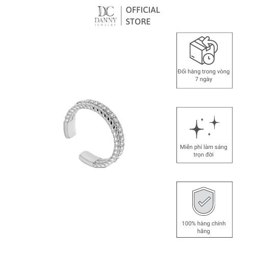 Nhẫn Nữ Danny Jewelry Bạc 925 Xi Rhodium Đính Đá CZ N0114