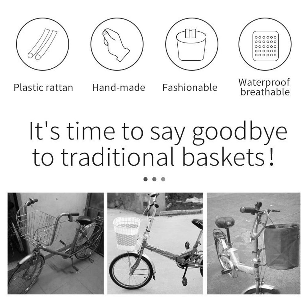 Giỏ mây cho xe đạp , xe gắn máy không thấm nước