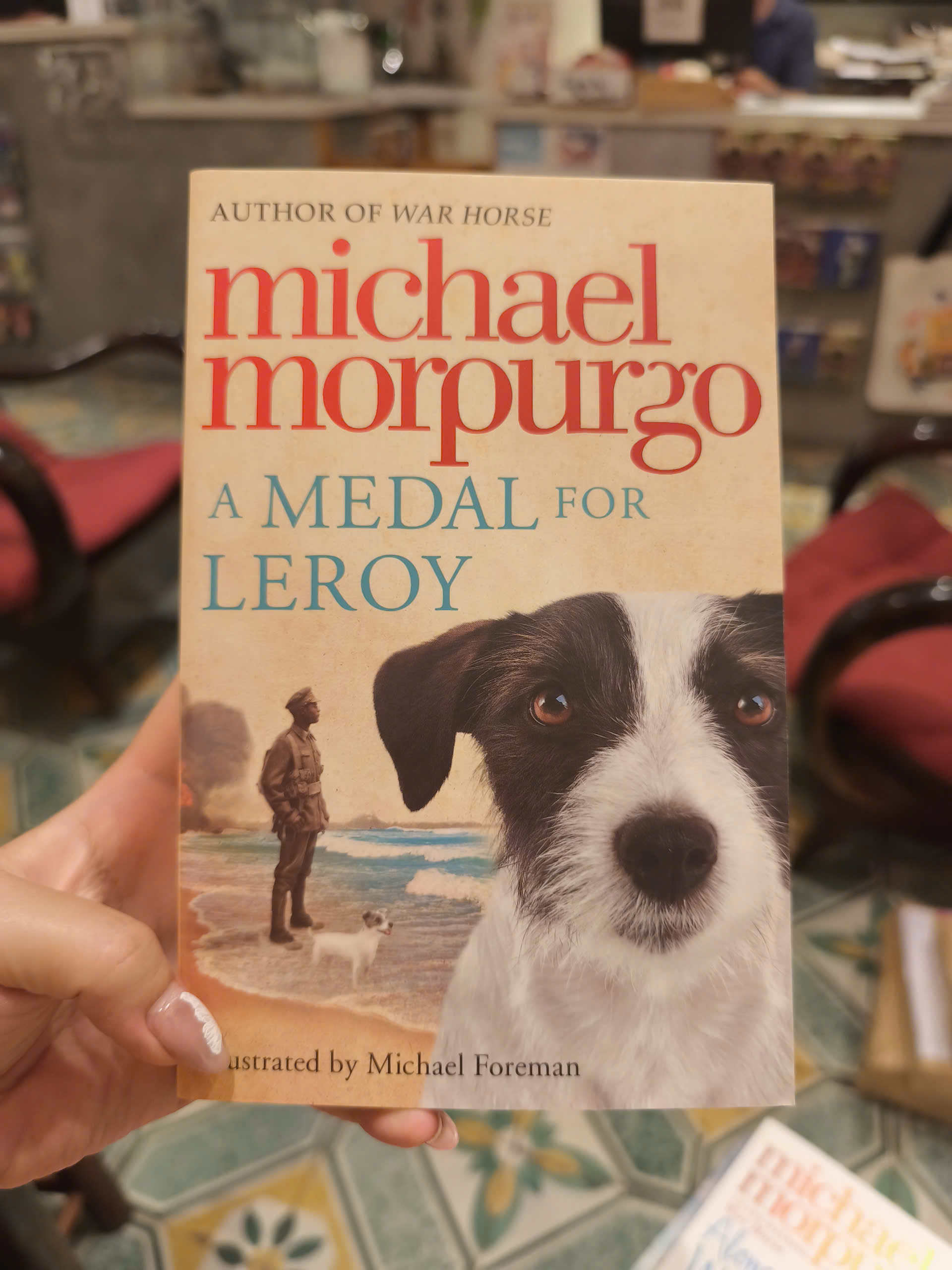 A Medal for Leroy by Michael Morpurgo - Children Picture Story book in English - Sách Ngoại Văn