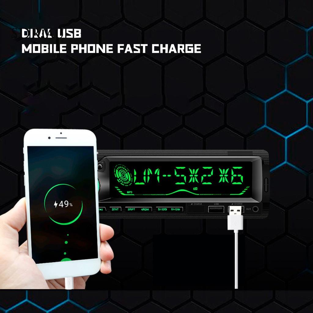 *QCDZ* 3182 12V Car MP3 Player Bluetooth Dual USB Quick Charging Card Radio Player for Vehicles