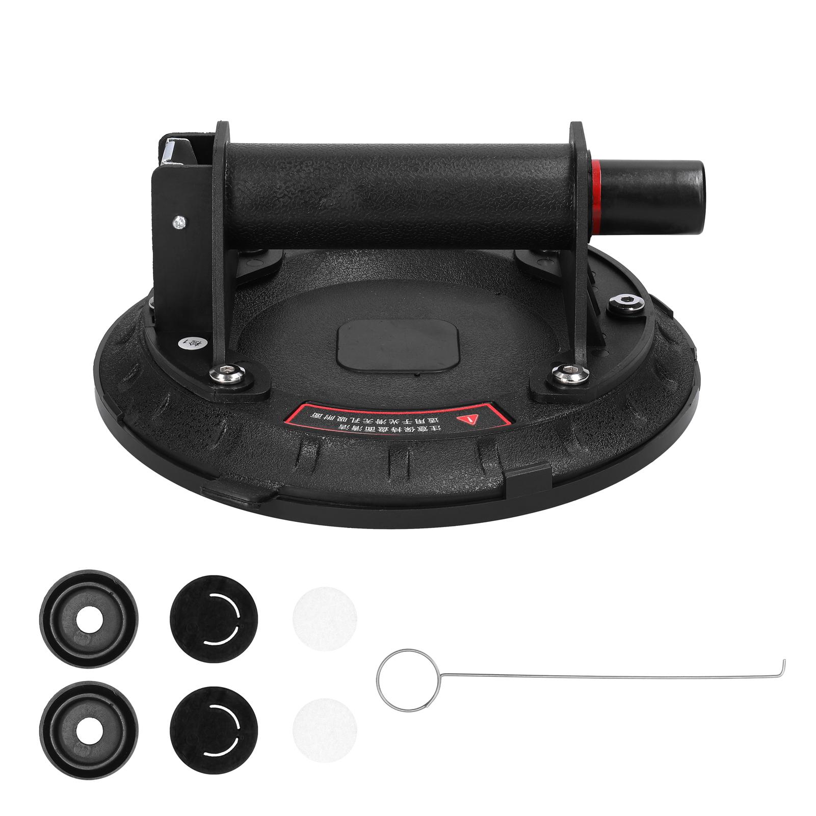 8inch Vacuum Suction Cup 200kg Bearing Capacity Heavy Duty Vacuum Lifter for Granite Glass Lifting