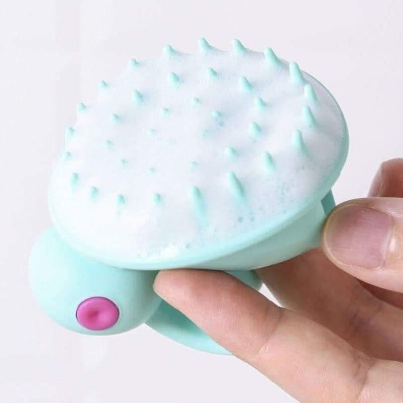Lược gội đầu massage gai silicon