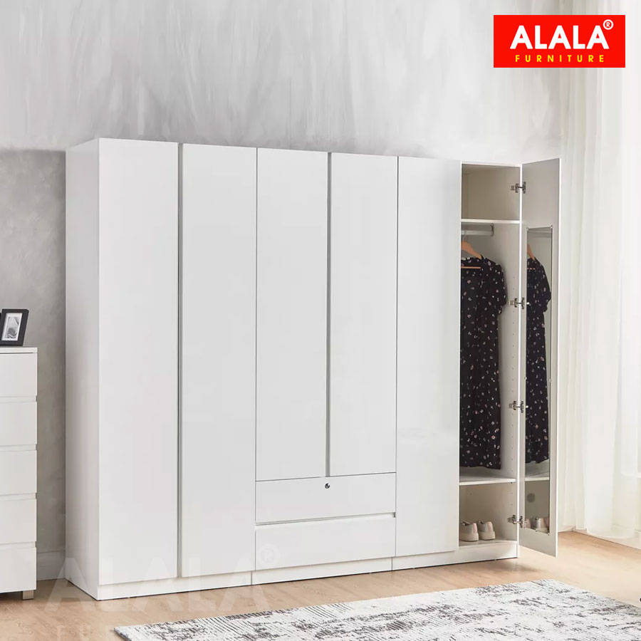 Tủ quần áo ALALA1003/ Miễn phí vận chuyển và lắp đặt/ Đổi trả 30 ngày/ Sản phẩm được bảo hành 5 năm từ thương hiệu ALALA