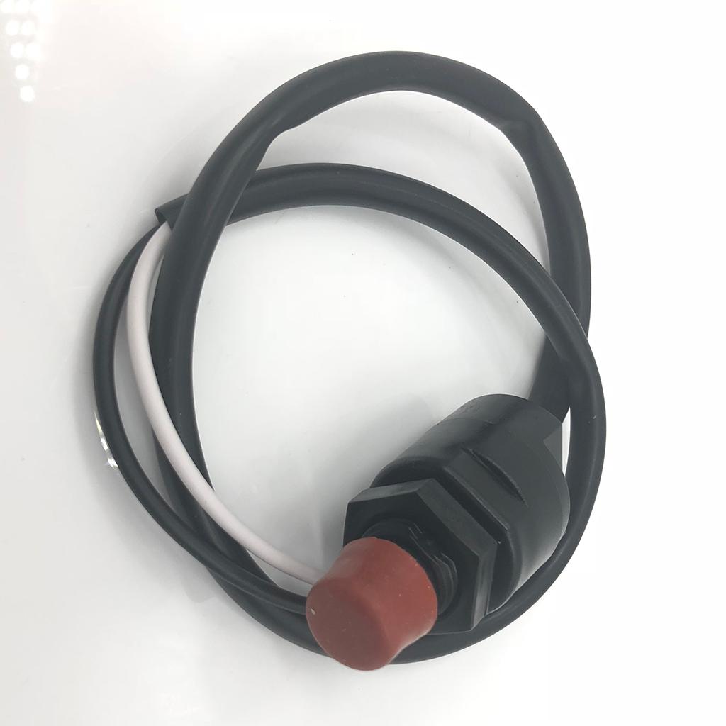 Alloy 2-Stroke/4-Stroke Outboard Kill Stop Switch with Safety Tether Cord