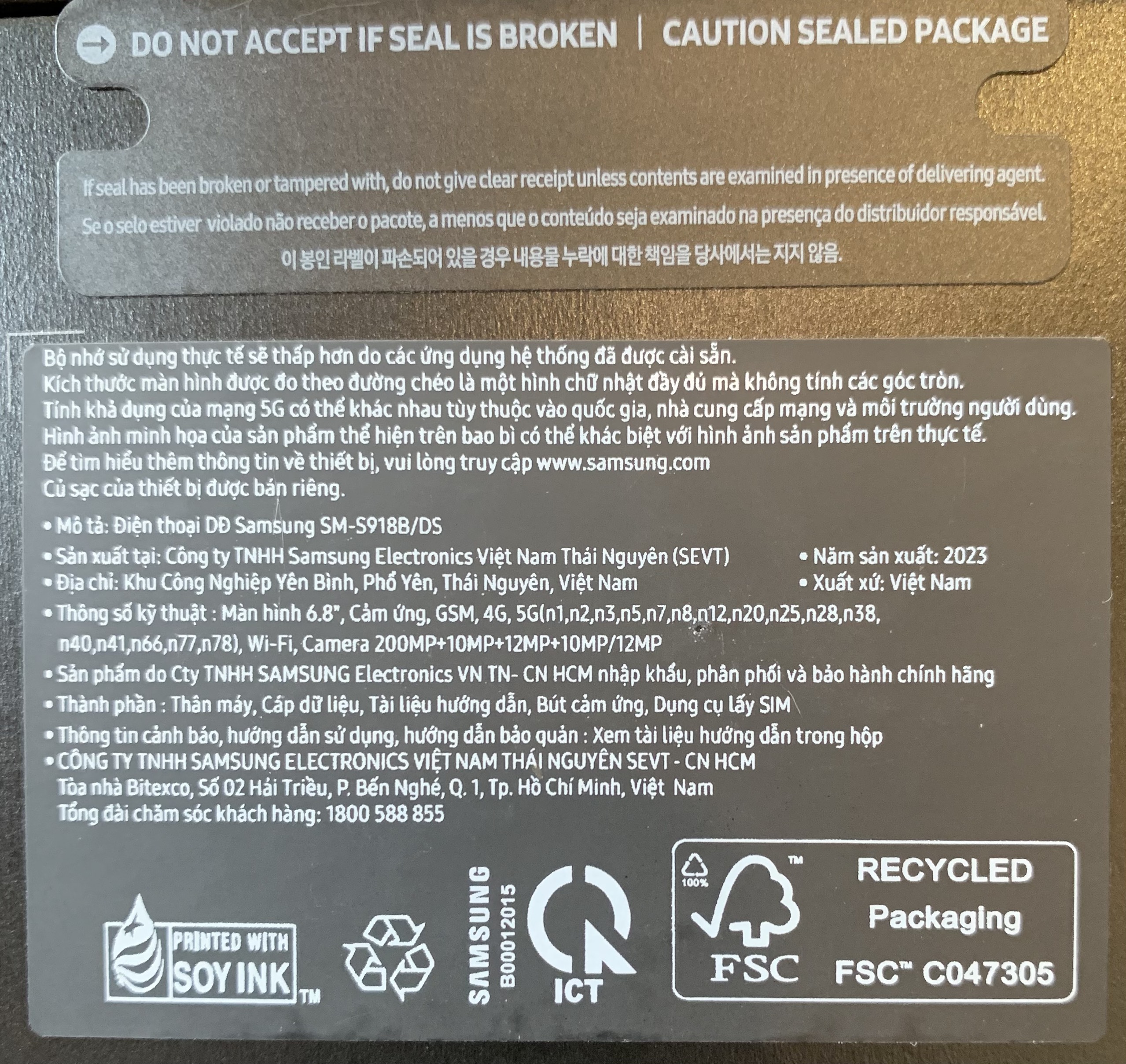 Điện Thoại Samsung Galaxy S23 Ultra 5G  - Hàng Chính Hãng