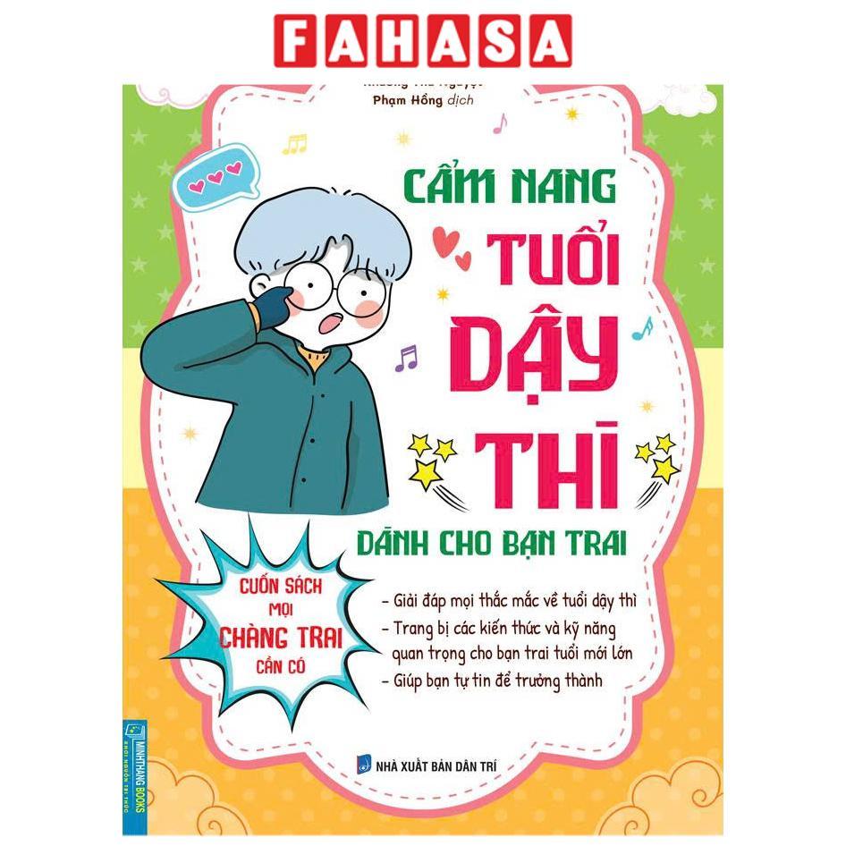 Sách - Cẩm Năng Tuổi Dậy Thì Dành Cho Bạn Trai - Cuốn Sách Mọi Chàng Trai Cần Có