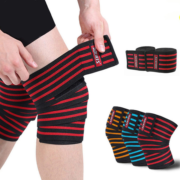 Băng Quấn Bảo Vệ Đầu Gối Tập GYM Aolikes Knee Wraps (1 Đôi)