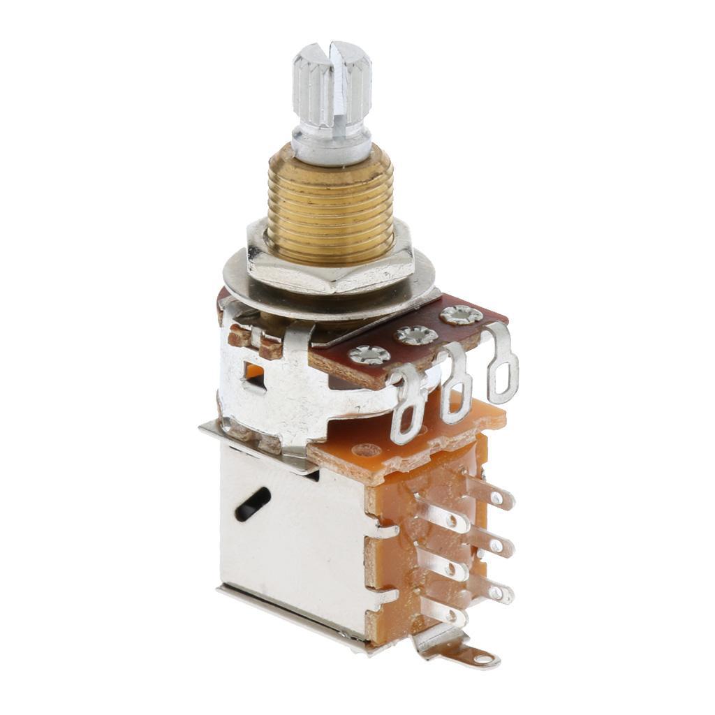 Practical Copper Guitars Bass Push Pull Control Pots Potentiometer DIY