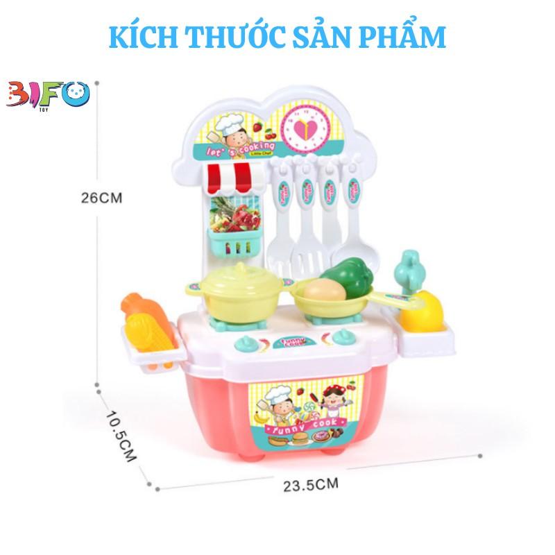 Bộ đồ chơi nấu ăn bếp mini 21 phụ kiện cho bé vui chơi thỏa thích