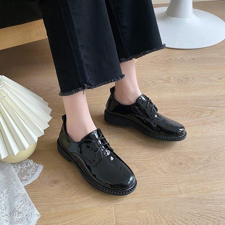 Giày Oxford Mũi Tròn Đế Thấp Thời Trang Thanh Lịch Cho Nữ