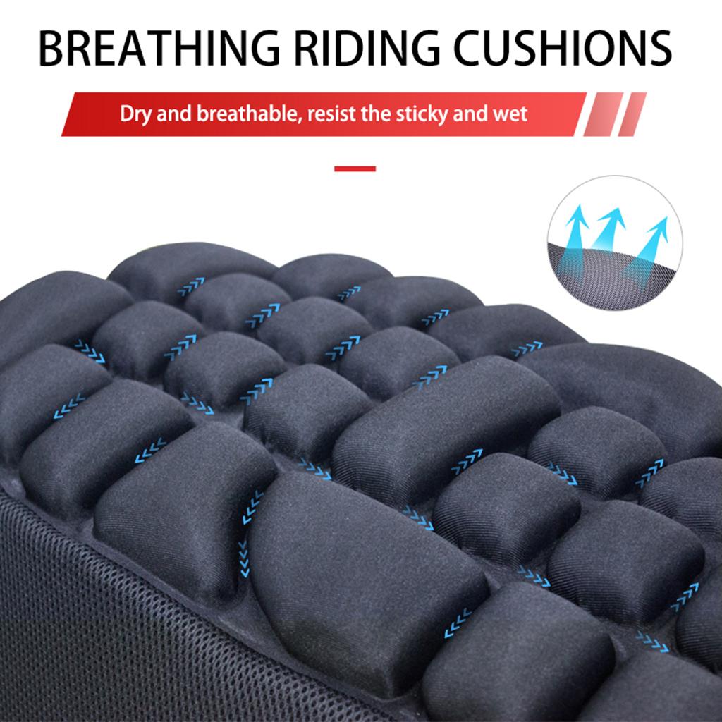 Universal Air Pad Motorcycle Seat Cushion Cover W/Air Pump 610 X 300 X 40mm