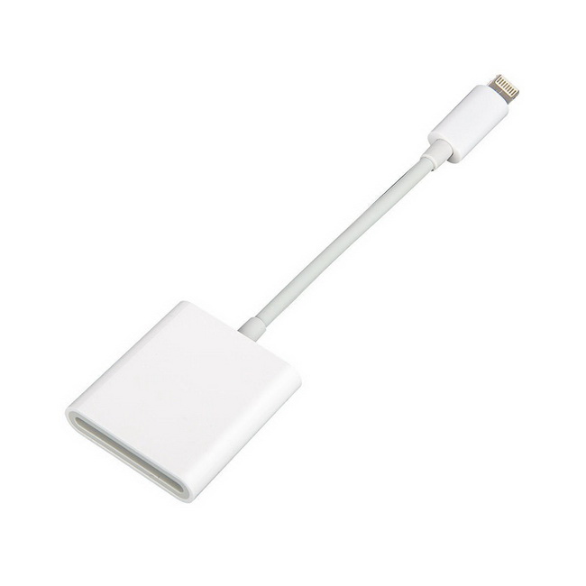 Đầu đọc thẻ USB Lightning cho thẻ nhớ SD - Hàng nhập khẩu