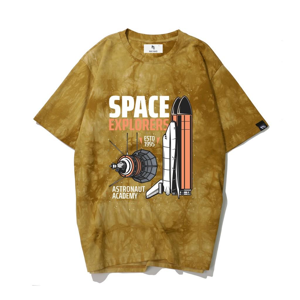 Áo thun Unisex loang màu SPACE EXPLORE