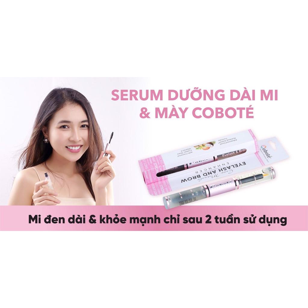 Serum dưỡng mi và mày 2in1 Coboté - Mi dày và dài sau 4 tuần sử dụng