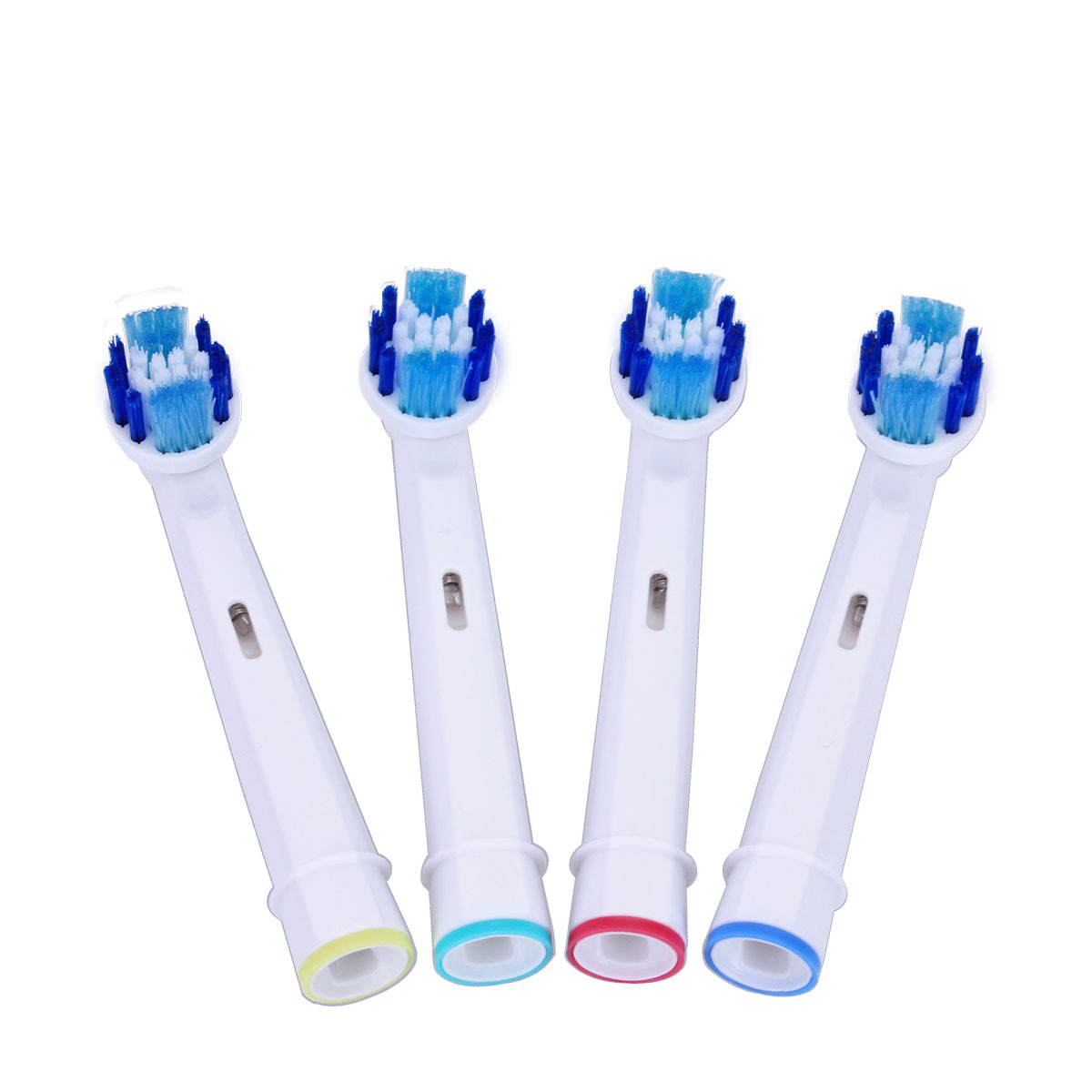 Cho máy Braun Oral-B, Bộ 4 đầu bàn chải đánh răng điện Dan House SB-20A, tẩy sạch cao răng, làm sạch vết ố, chăm sóc nưới lợi, loại cước mềm