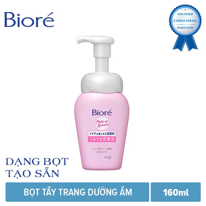 Bọt Tẩy Trang Dưỡng Ẩm Biore Make Up Remover Foaming