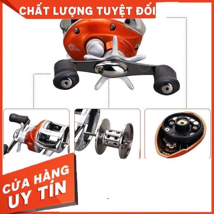 Máy Câu Cá Ngang Tay Trái Tay Phải Yumoshi LV201 LV200 Chuyên dùng câu lure sông suối,cá lóc chẽm