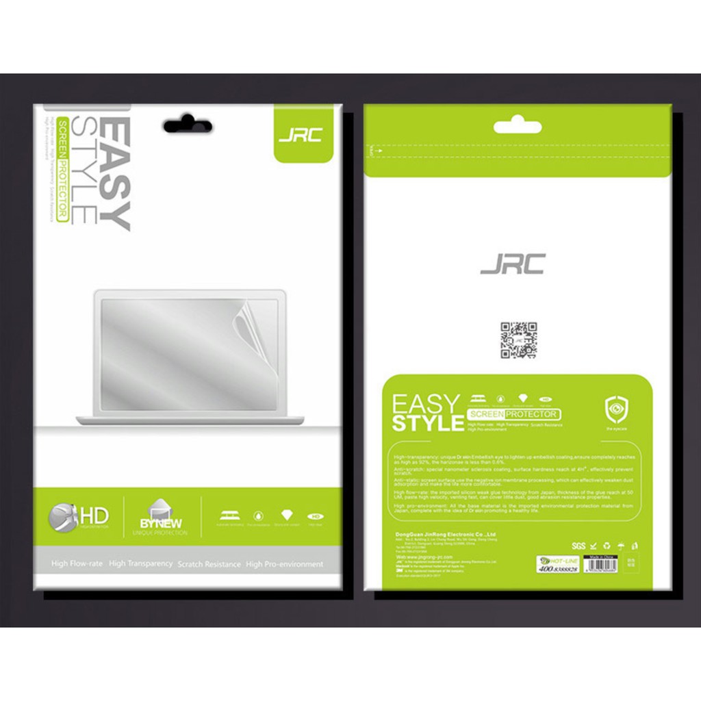 Miếng dán màn hình Macbook đủ dòng - Hàng cao cấp nhập khẩu chính hãng JRC - Bảo vệ chống bụi, bám vân tay và trầy xước