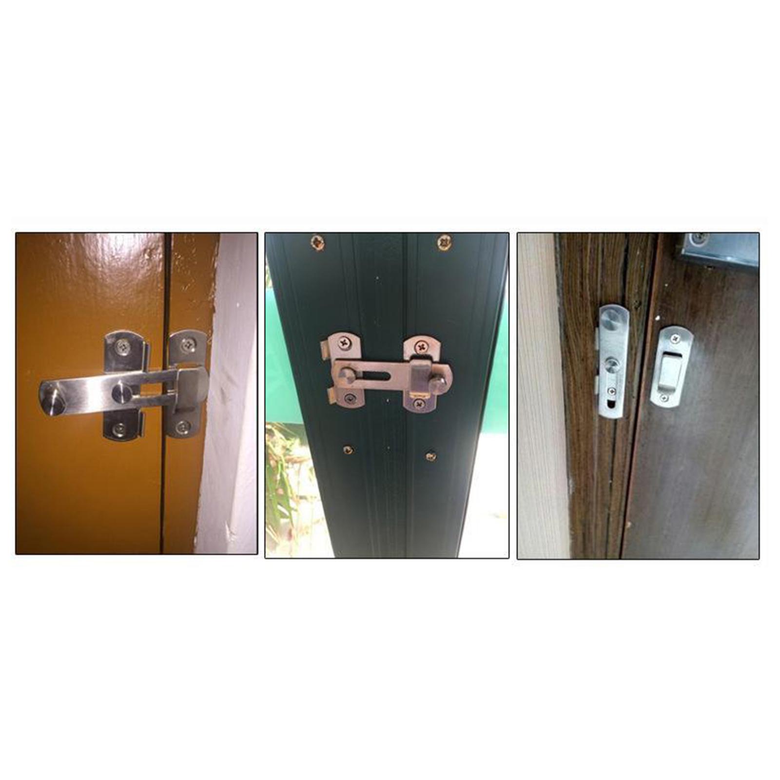 Stainless Steel Door Latch Latch Buckle For Home Bedroom Supplies Ornament